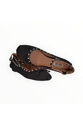 Ballerina donna in nylon colore nero. BIBI LOU- | 660Z65-NERO